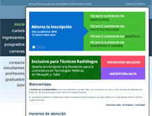 Tablet Screenshot of istm.edu.ar